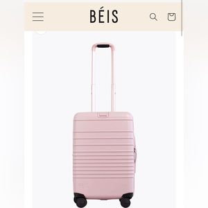 Beis Carry On Roller in Atlas Pink